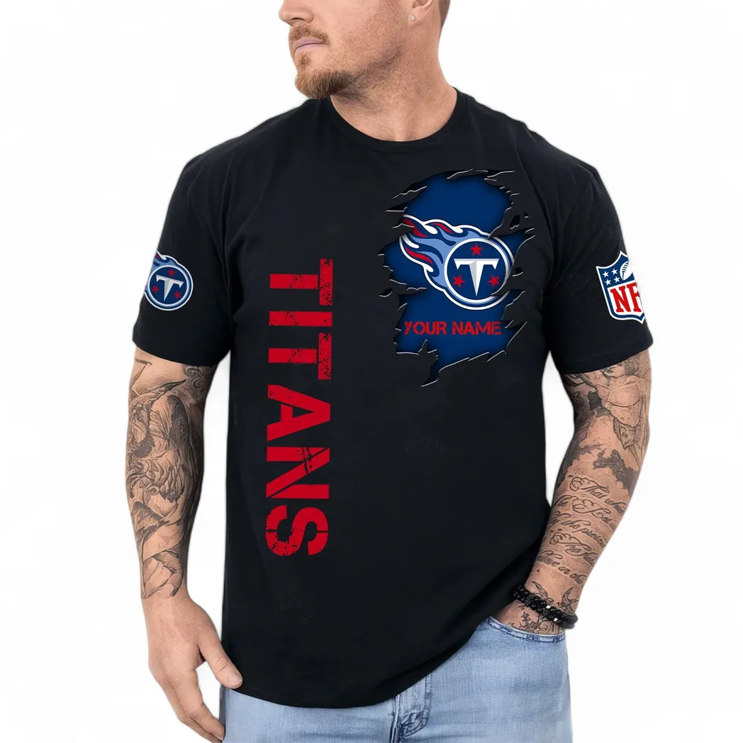 Titan Army T-Shirt, Fan Spirit Tee NFL011 - Image 2