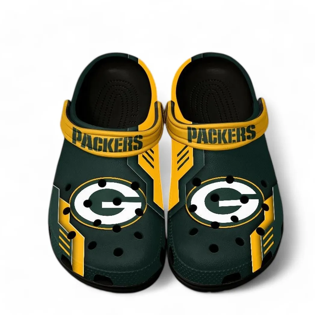 Titletown Fans Clogs, Loyal Supporter Clogs NFL201 - Black - Image 2