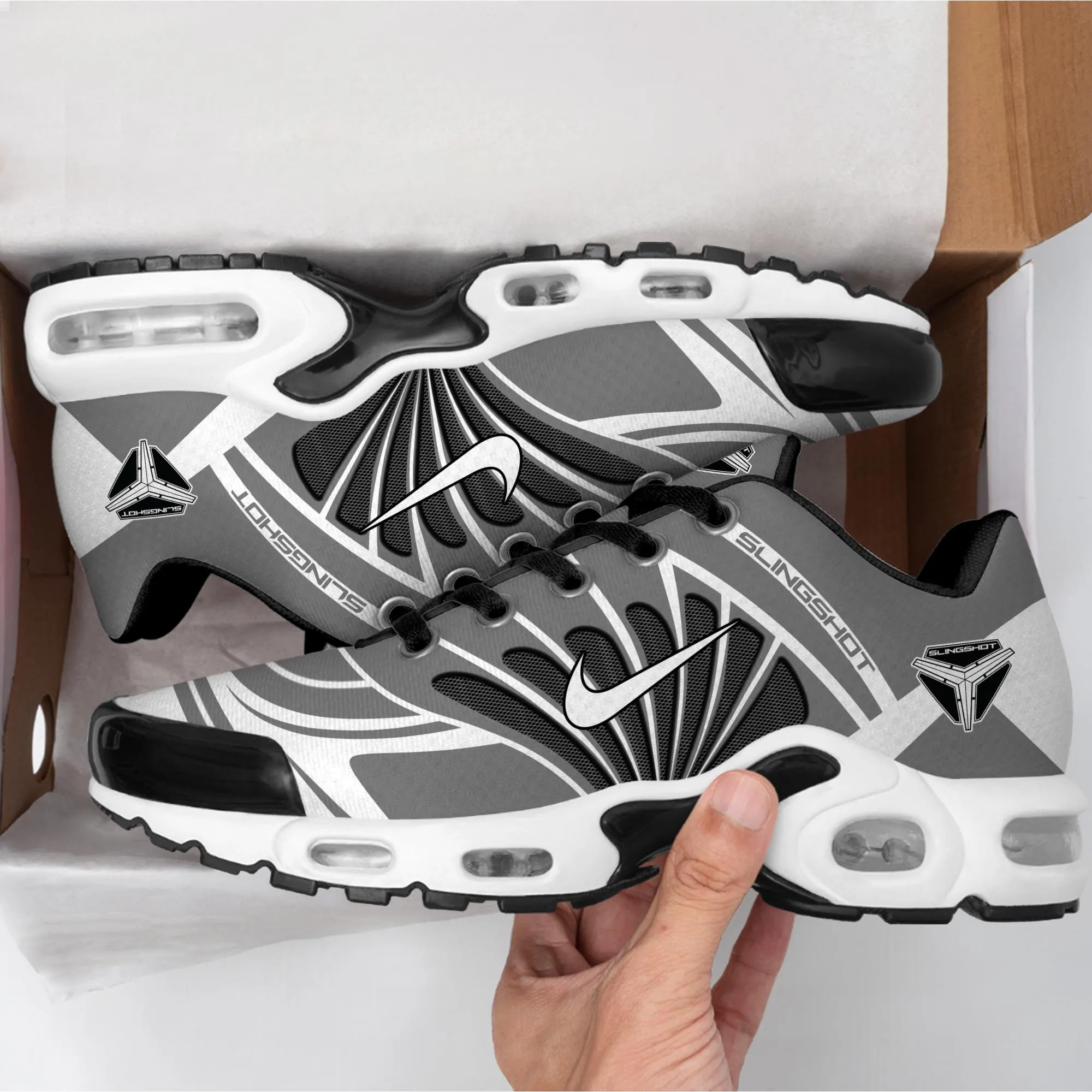 Road Spirit TN Shoes, Driver Lifestyle Sneakers CAR390 - Black Shoelace