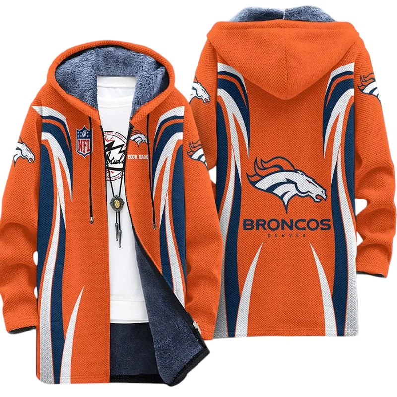 Football Bronze Crew Fleece Windbreaker Jacket, Cozy Sports Fan Gear NFL208013026706