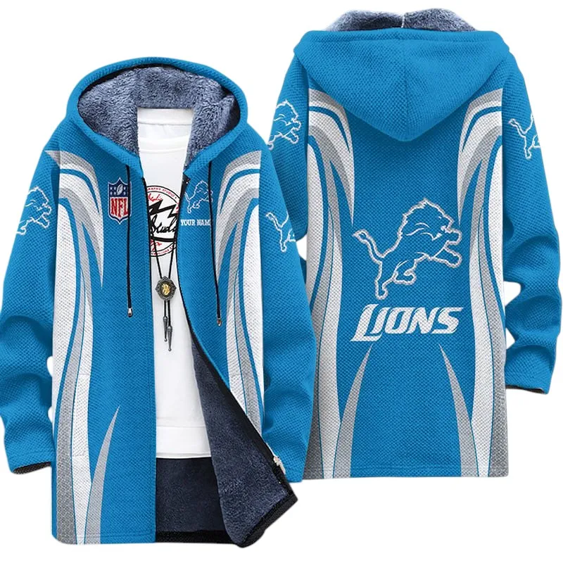 Fan Claw Squad Fleece Windbreaker Jacket, Stylish Fleece Windbreaker NFL208013026708