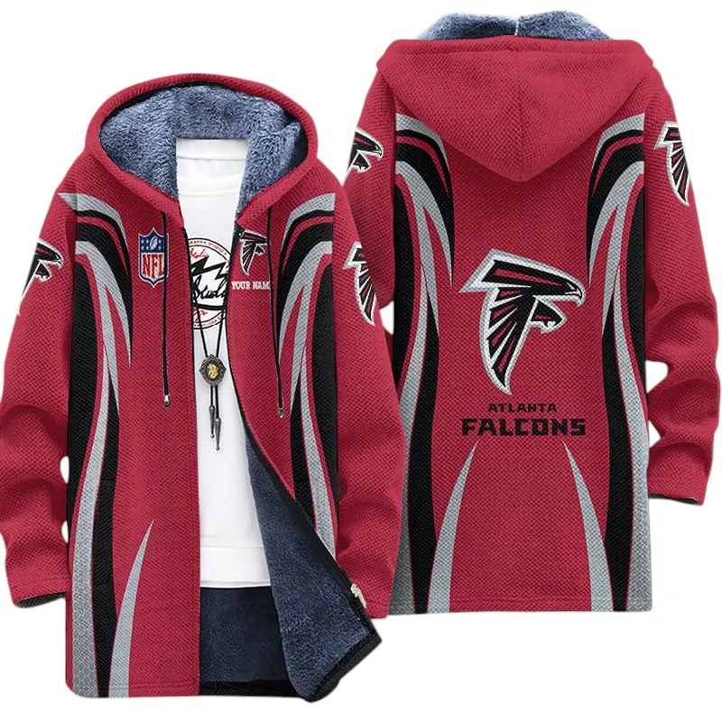 Red Crew Fleece Windbreaker Jacket, Warmth & Style Jacket NFL208013026723