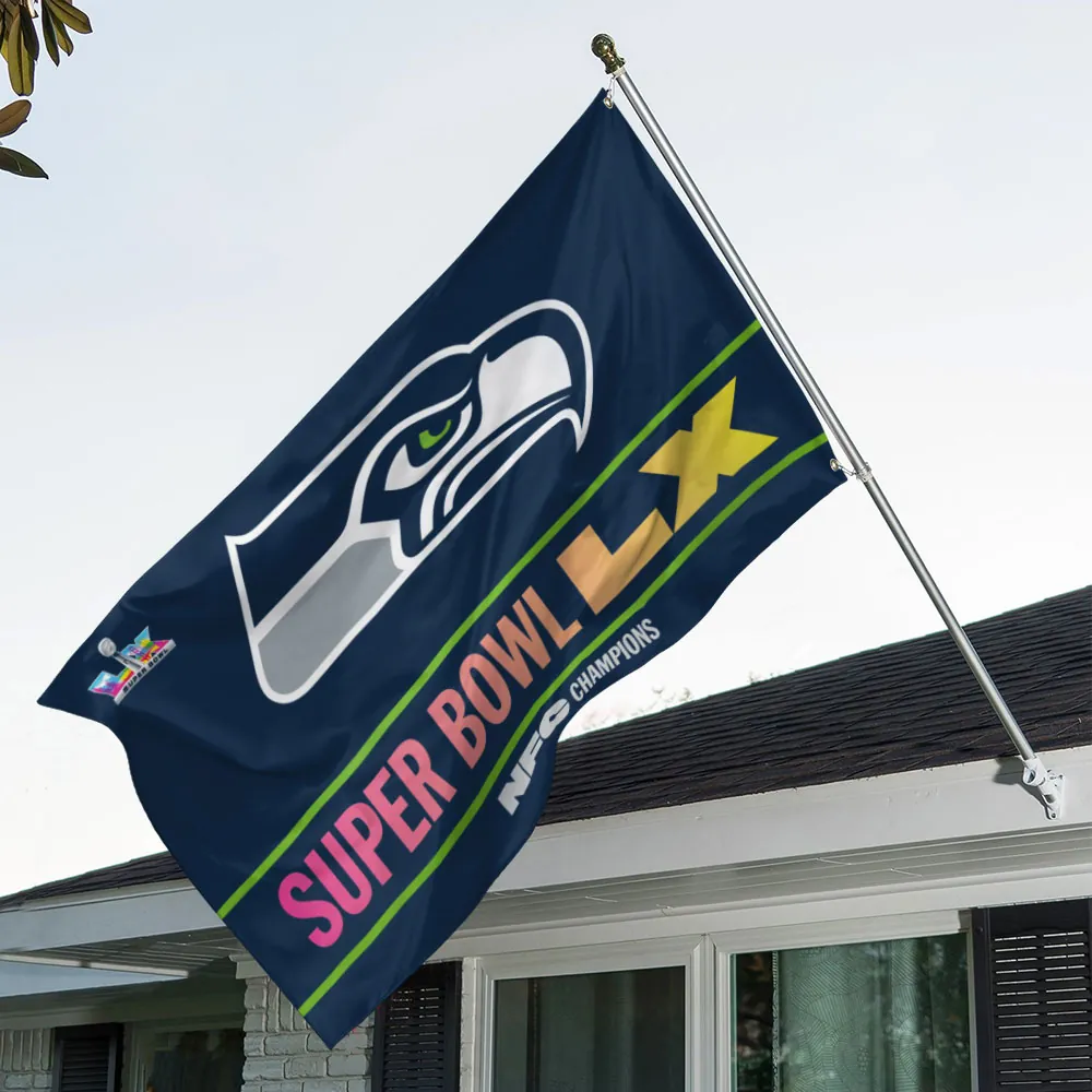 Blue Talons Flags 3D Print, Game Day Victory Flag NFL205012826002