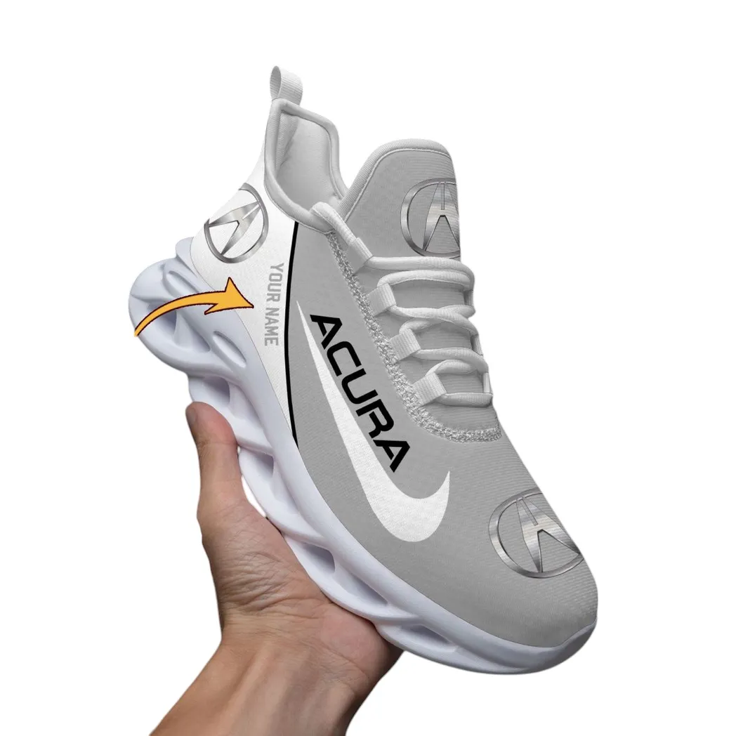 Premium Sedan Max Soul Shoes, Auto-Inspired Lifestyle Sneakers CAR400 - White