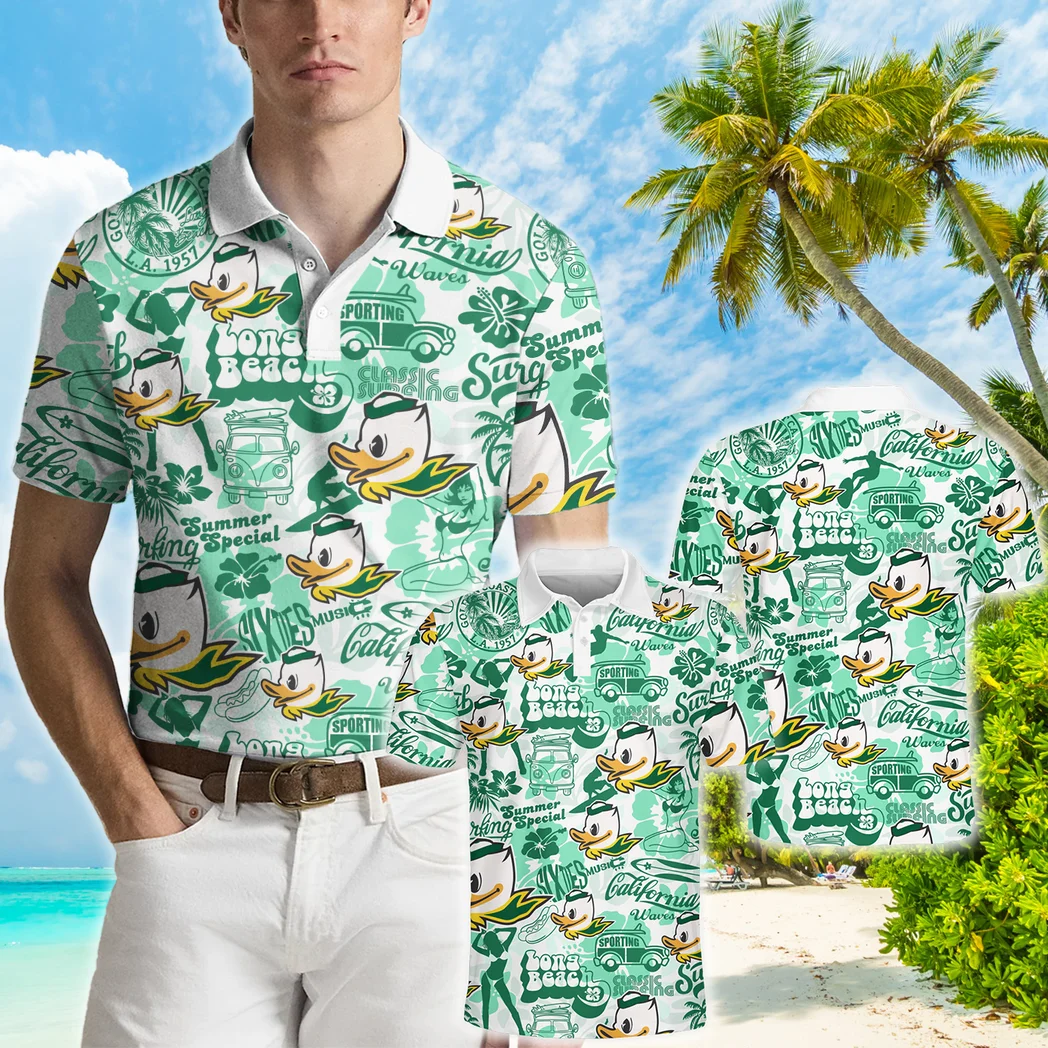 Coastline Rush Polo Shirt, Sport Fan Classic Polo HVN1467OD - Image 2