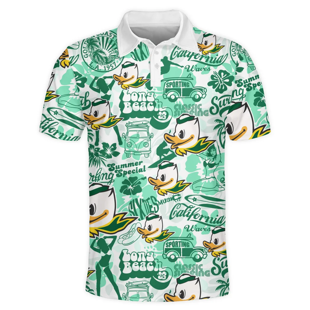 Coastline Rush Polo Shirt, Sport Fan Classic Polo HVN1467OD - Image 3