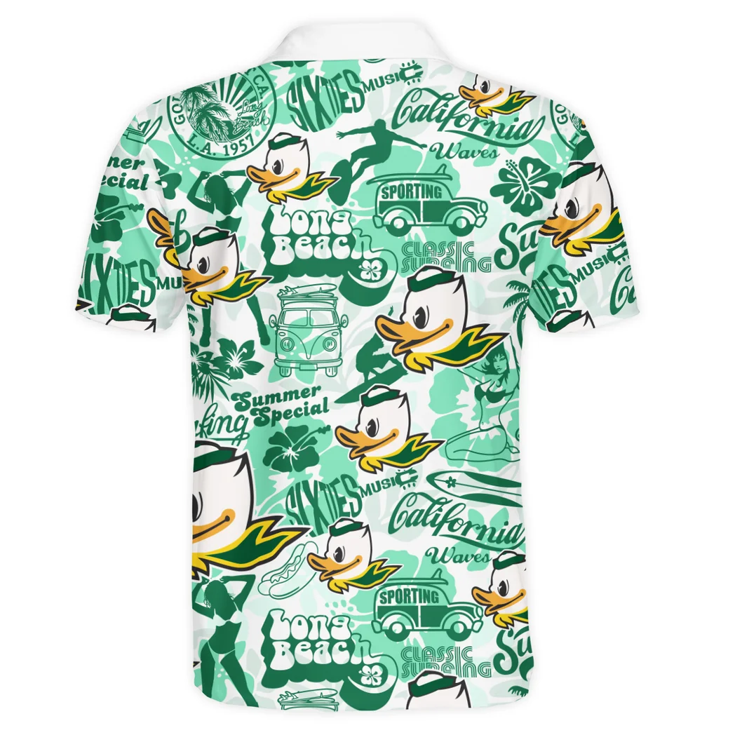 Coastline Rush Polo Shirt, Sport Fan Classic Polo HVN1467OD - Image 4