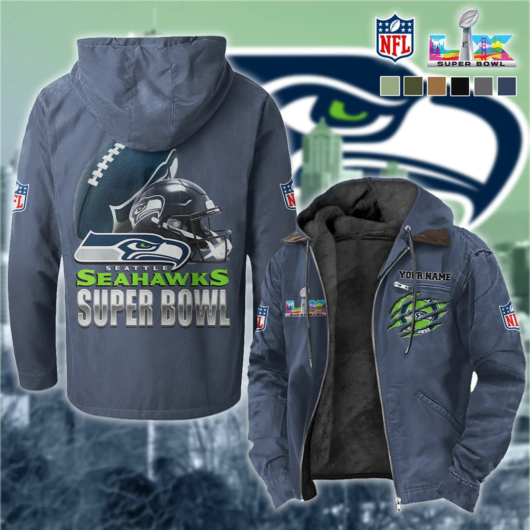 Midnight Command Flannel Hoodie, Classic Flannel Sport Hoodie HVN1482SS - Navy Blue