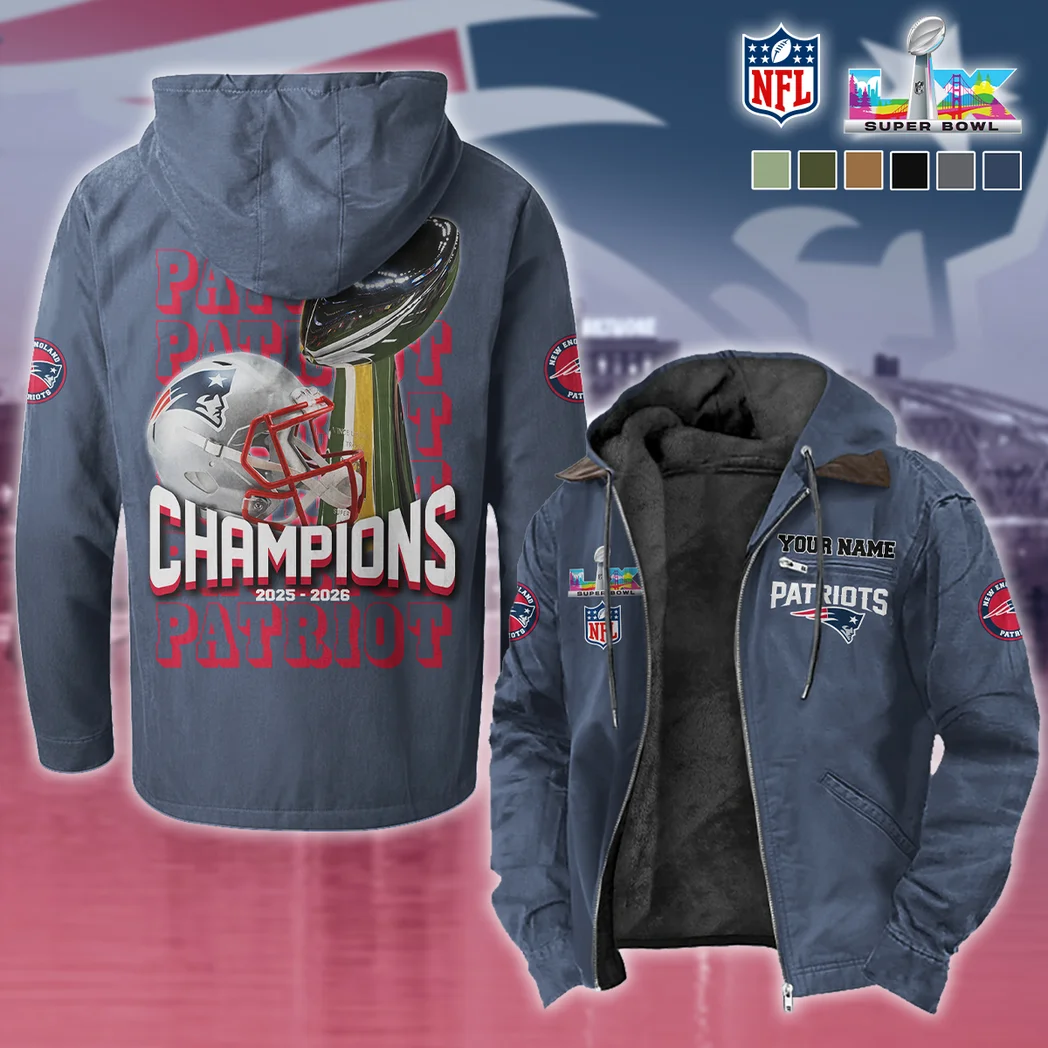 Revolution Fans Flannel Hoodie, Stadium Ready Flannel Hoodie HVN1490PT