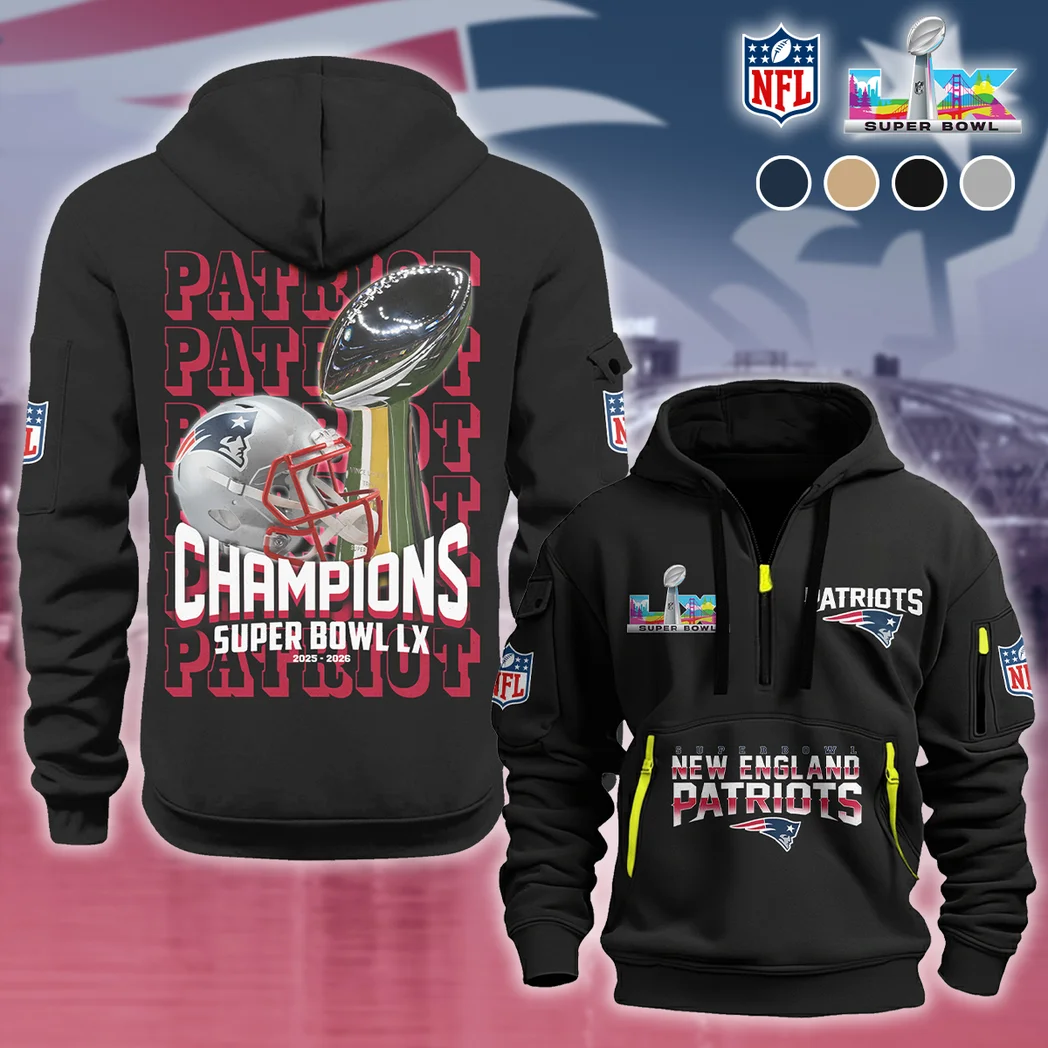 Fan Squad Hoodie Half Zipper, True Fan Comfort HVN1496PT - Black