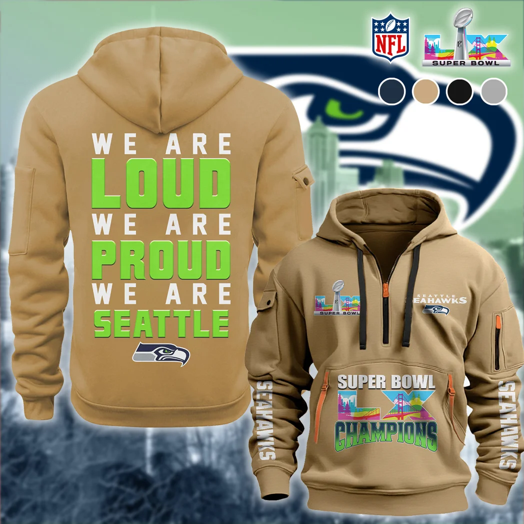 Game Day Fliers Hoodie Half Zipper, Performance Fan Hoodie HVN1496SS - Khaki