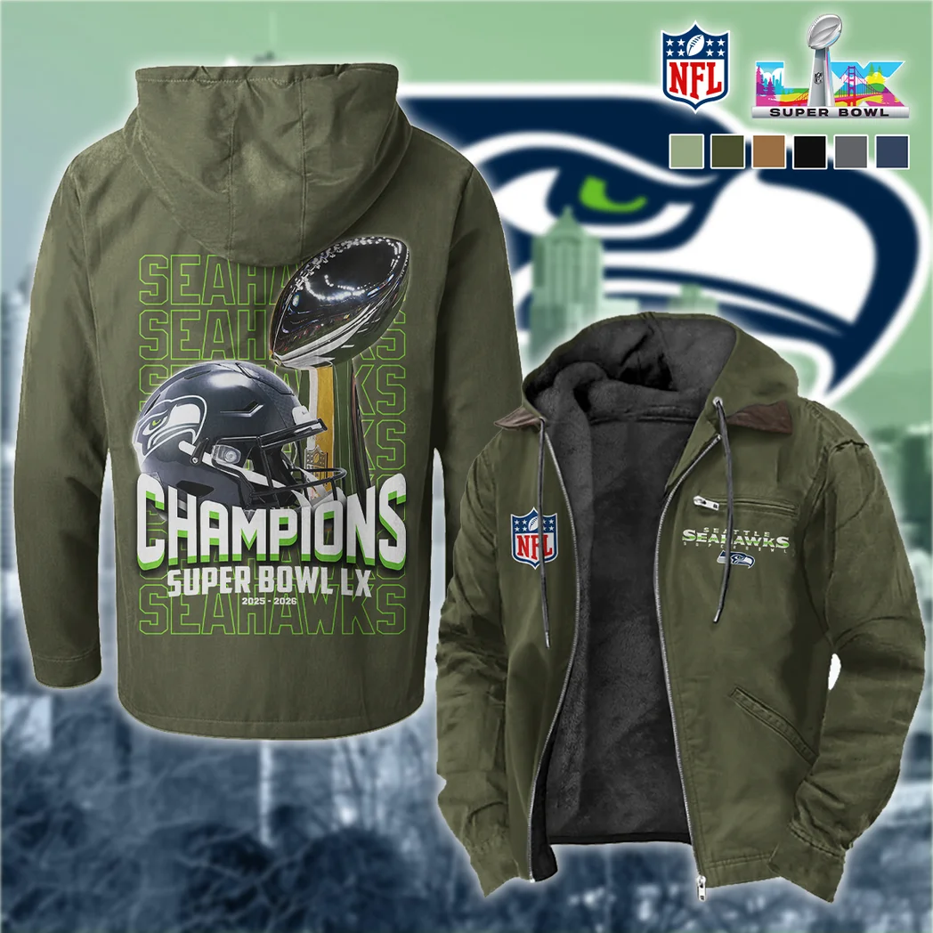 Feathered Army Flannel Hoodie, Supporter Spirit Hooded Flannel HVN1496SS - Green