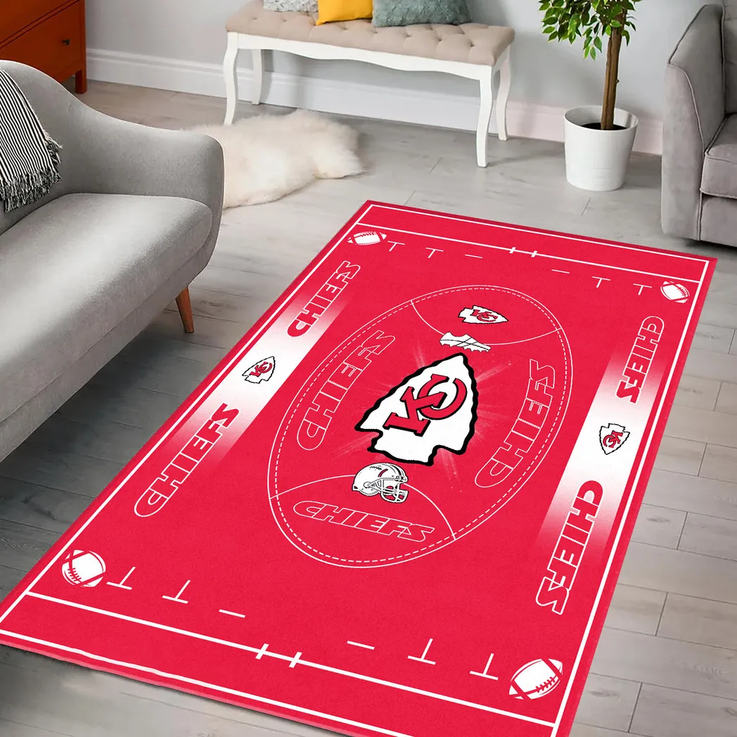 Midnight Rams Rug, Custom Sports Fan Rug NFL215020326501 - Image 3