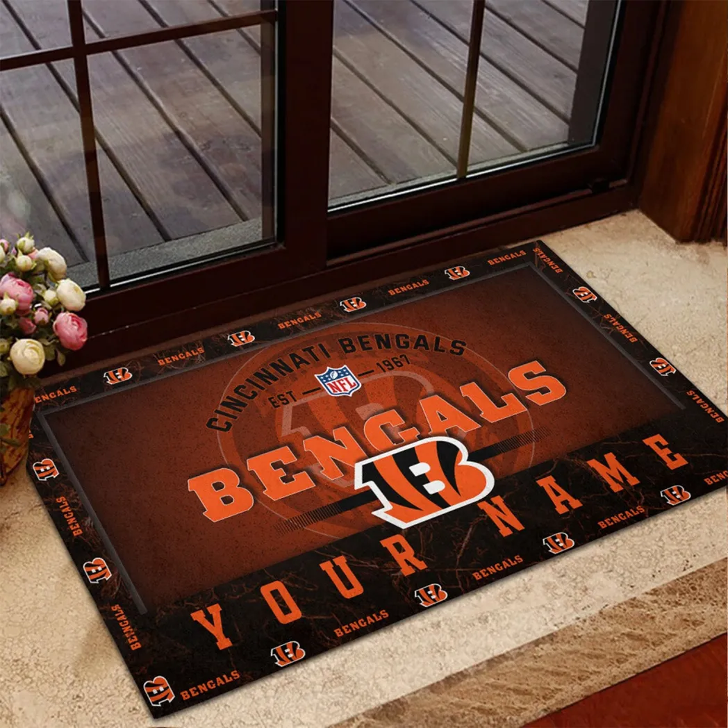 Orange Claws Doormat, Fan Pride Entry Mat NFL217020326726