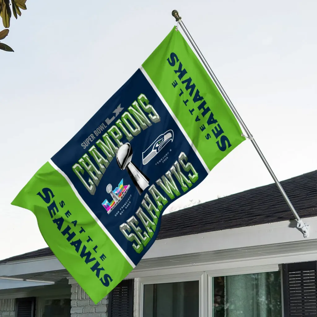 Football Hawk Crew Flags, Vibrant Sports Spirit Flag NFL219020926111