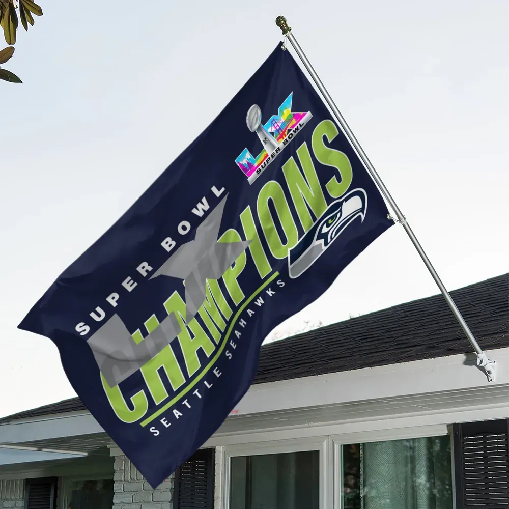 Emerald Fans Flags, Personalized Sports Flag NFL219020926115