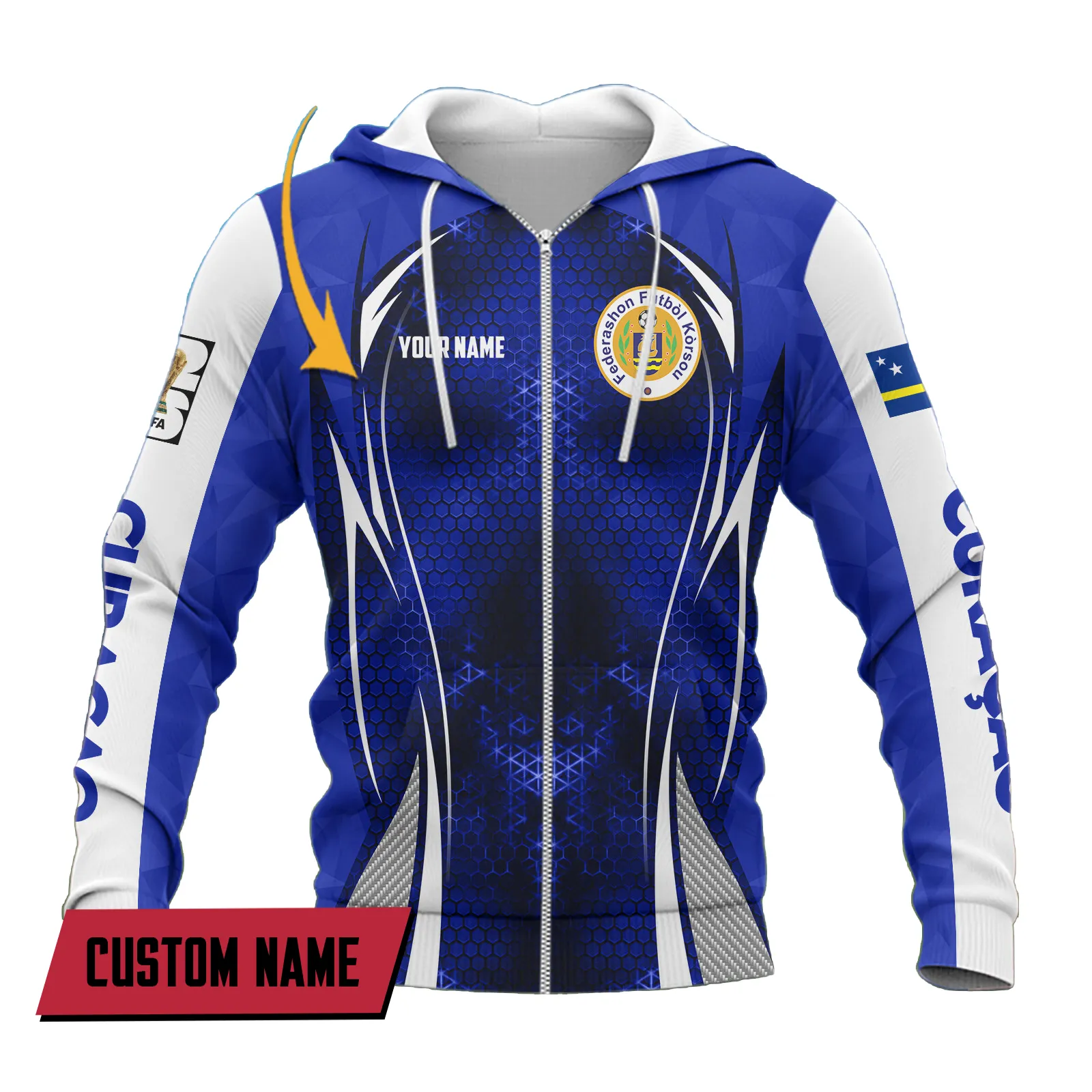Island Drift Zipper Hoodie, Streetwear Fan Hoodie FIFA07032026007