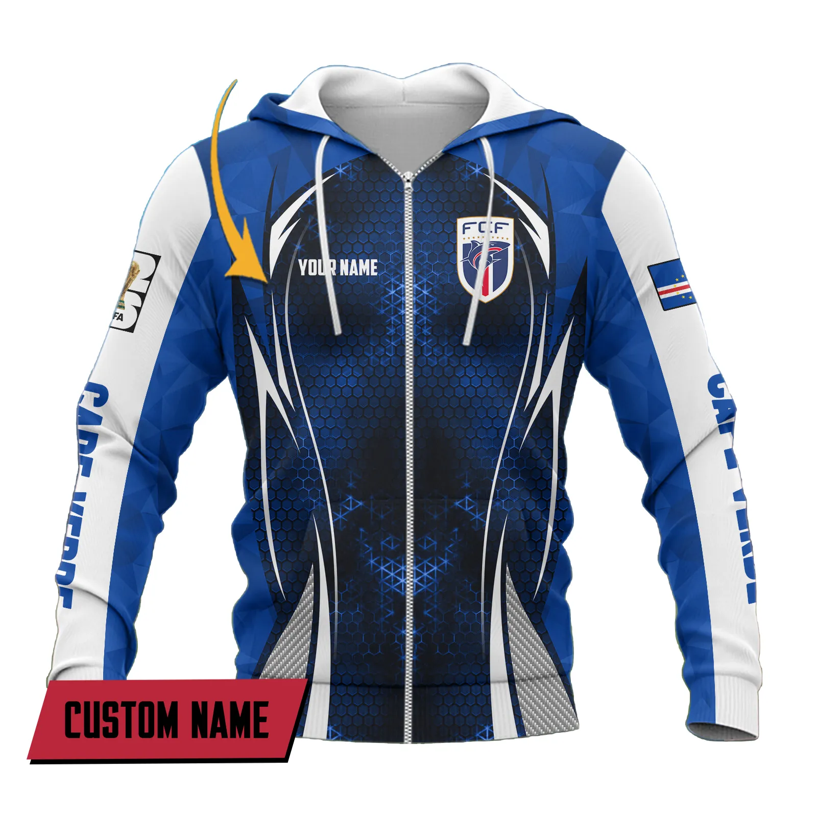 Aqua Horizon Zipper Hoodie, Game Time Hoodie FIFA07032026024
