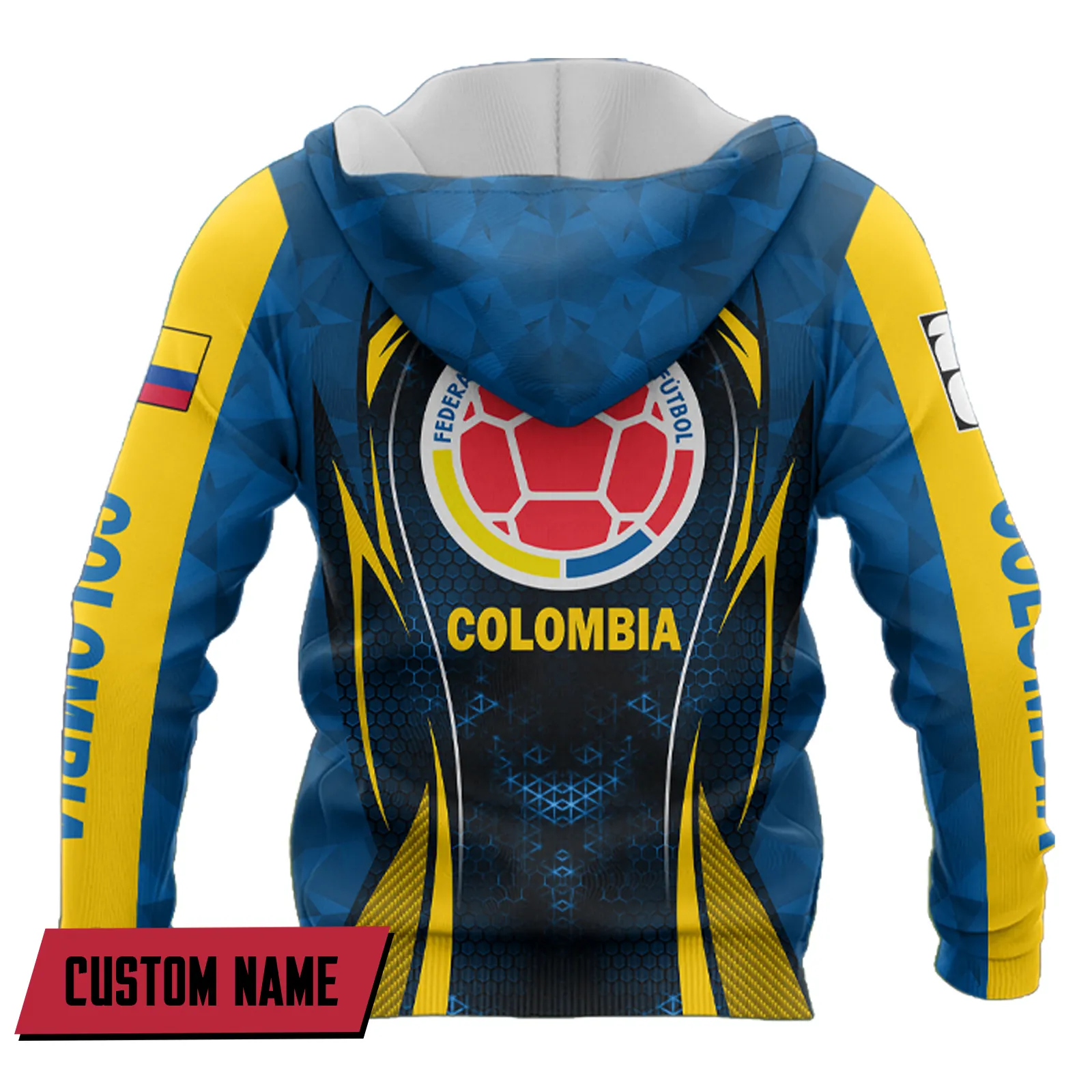 Bright Drive Zipper Hoodie, Bold Fan Hoodie FIFA07032026031 - Image 2