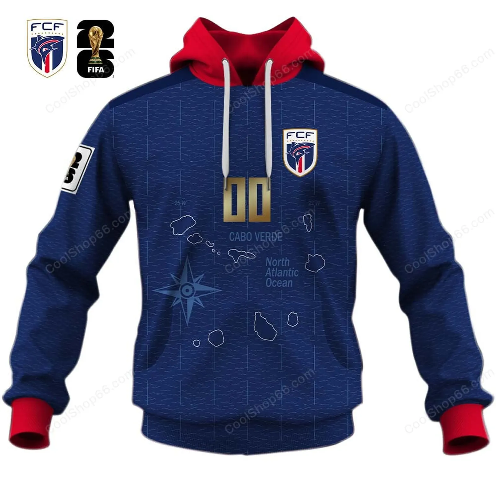 Aqua Motion Hoodie, True Supporter Fullover Hoodie FIFA12042126033