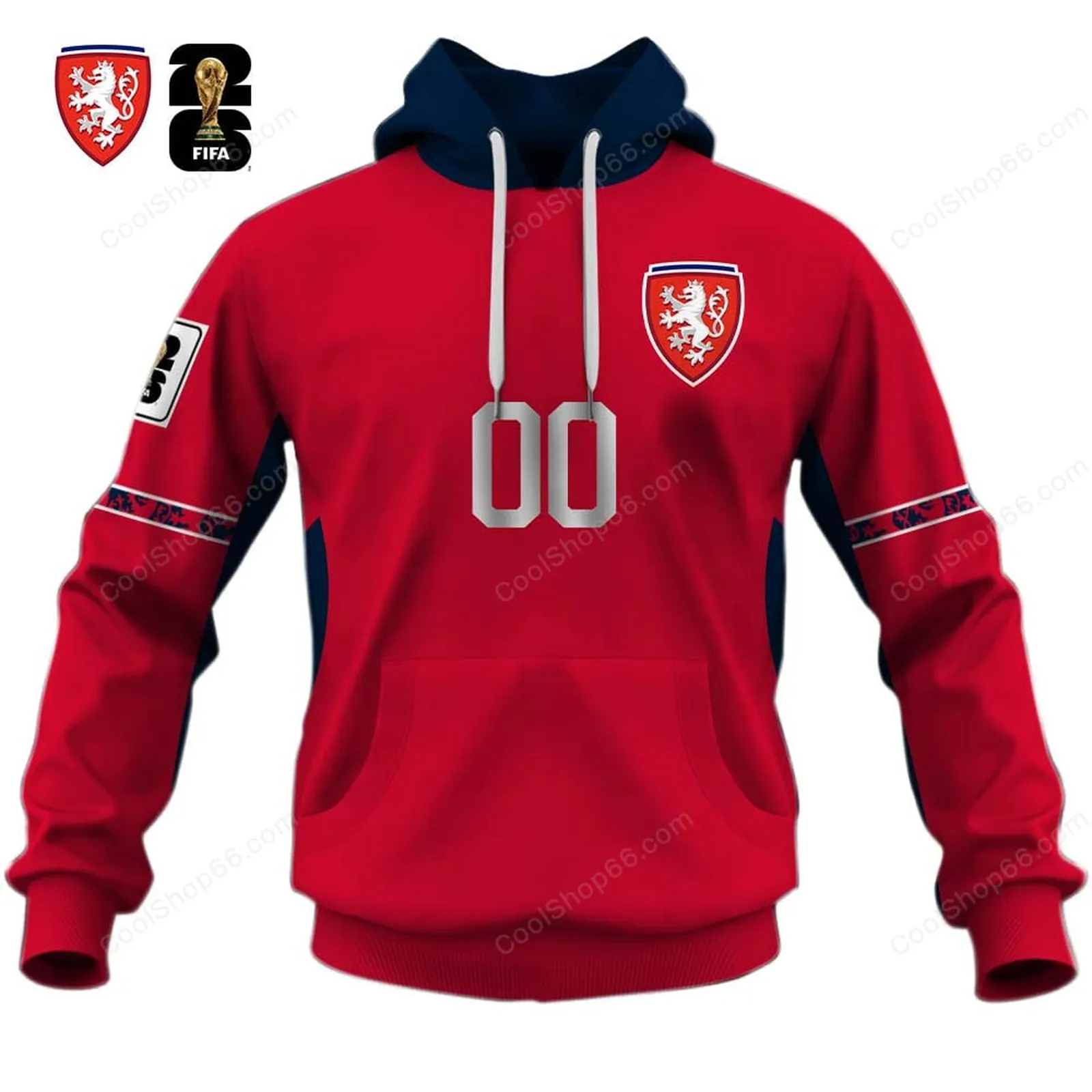 Bohemia Line Hoodie, Modern Sport Hoodie FIFA12042126036