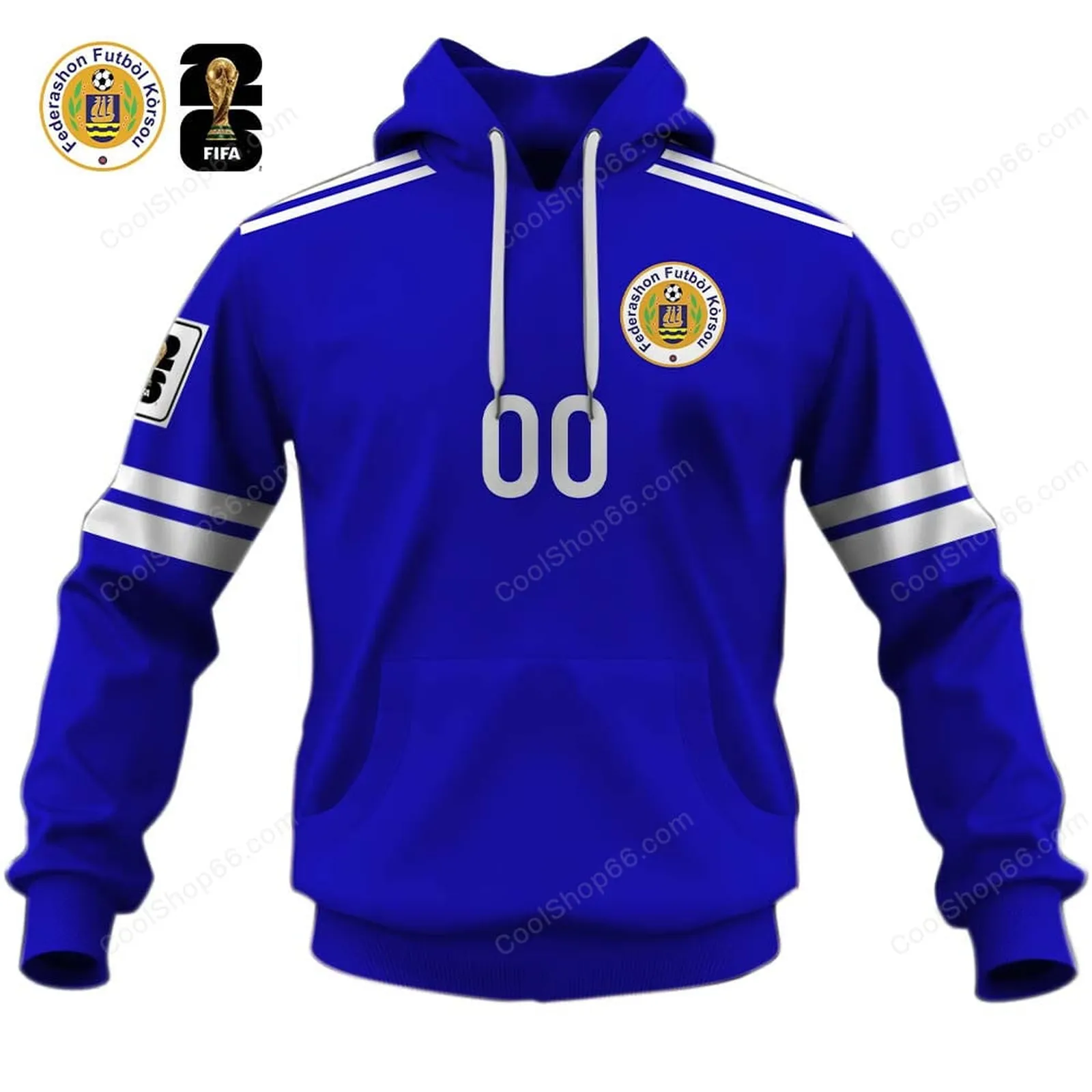 Island Blue Hoodie, Game Ready Fullover Hoodie FIFA12042126037