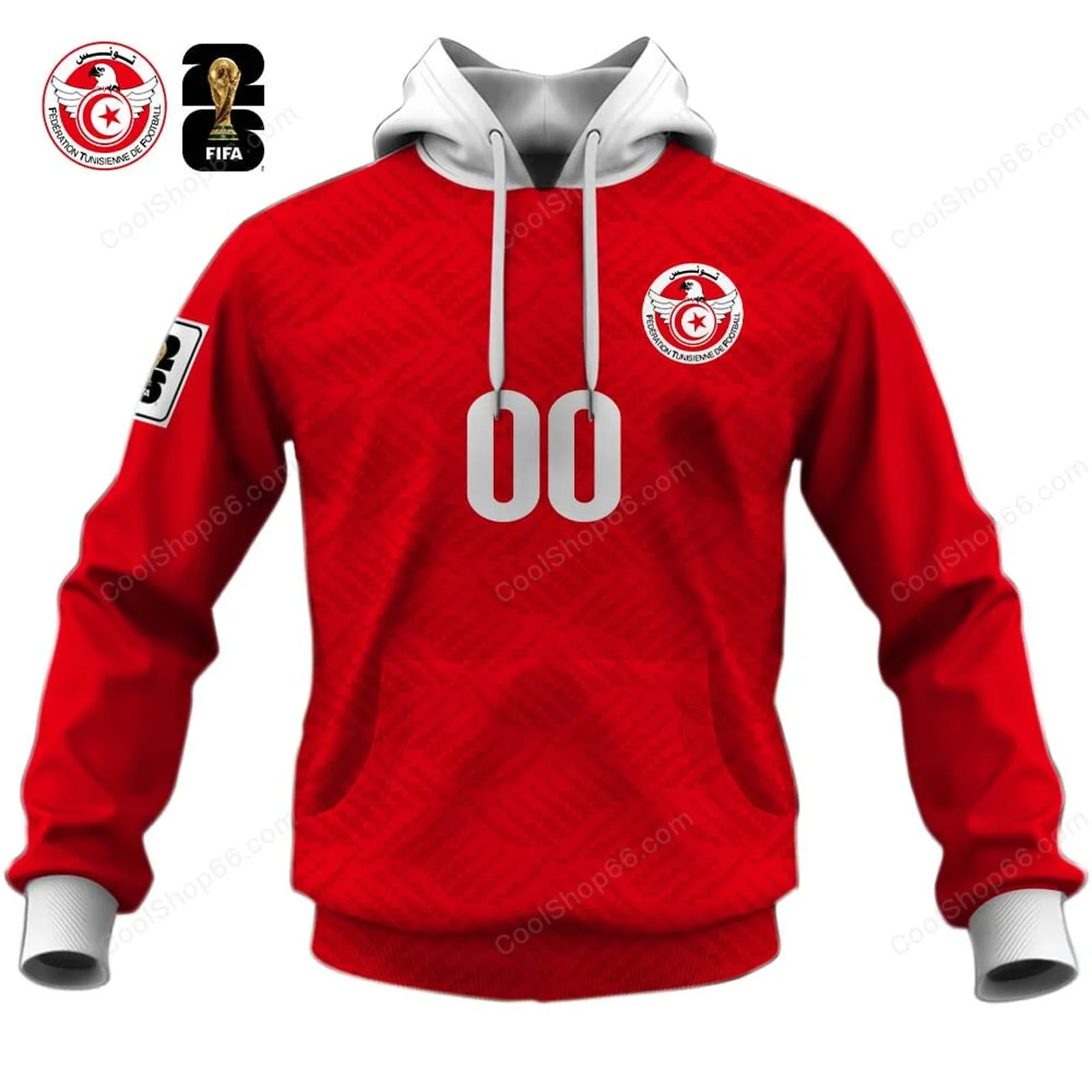 Red Crescent Hoodie, Bold Energy Hoodie FIFA12042126042