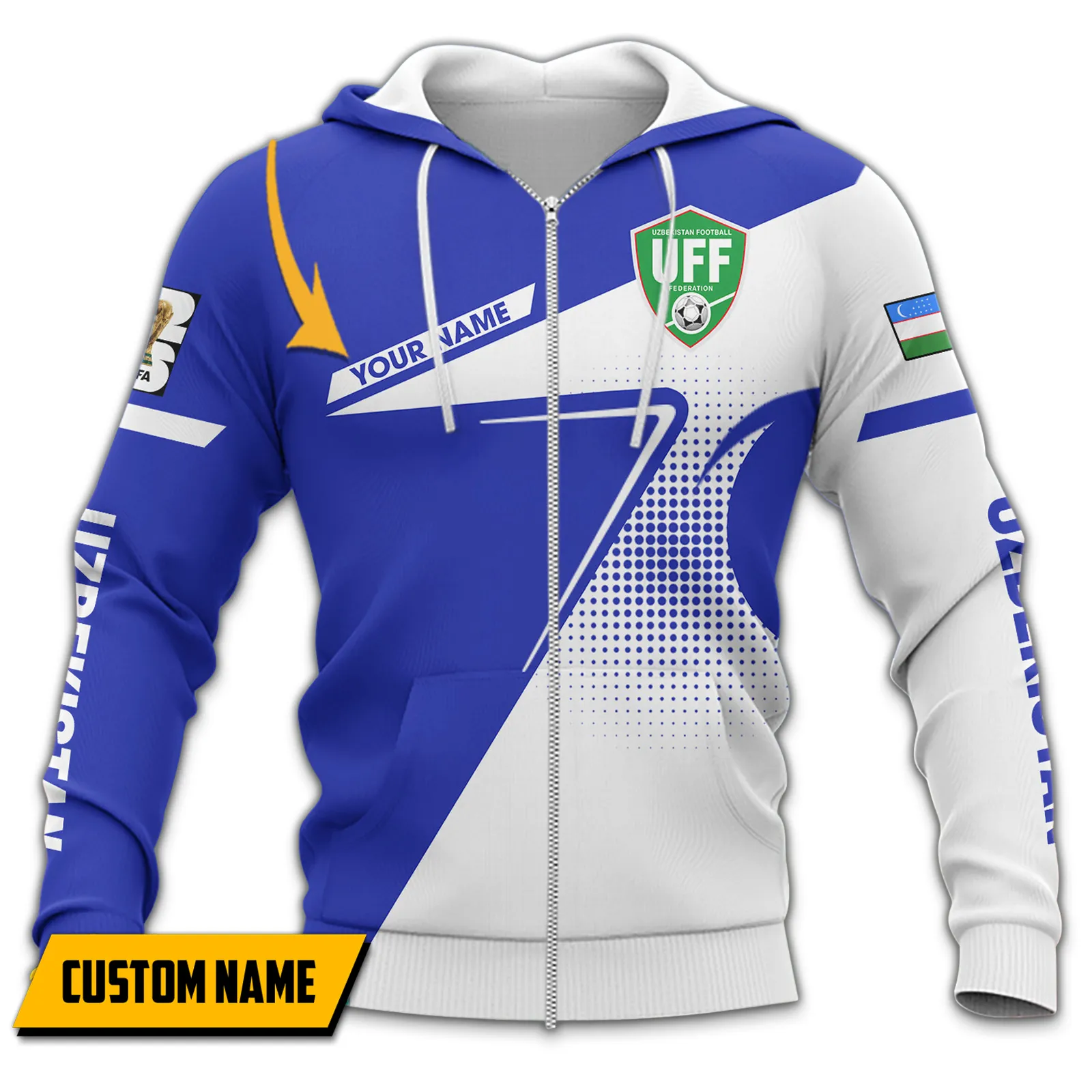 Blue Dome Zipper Hoodie, Team Spirit Hoodie FIFA11041026840