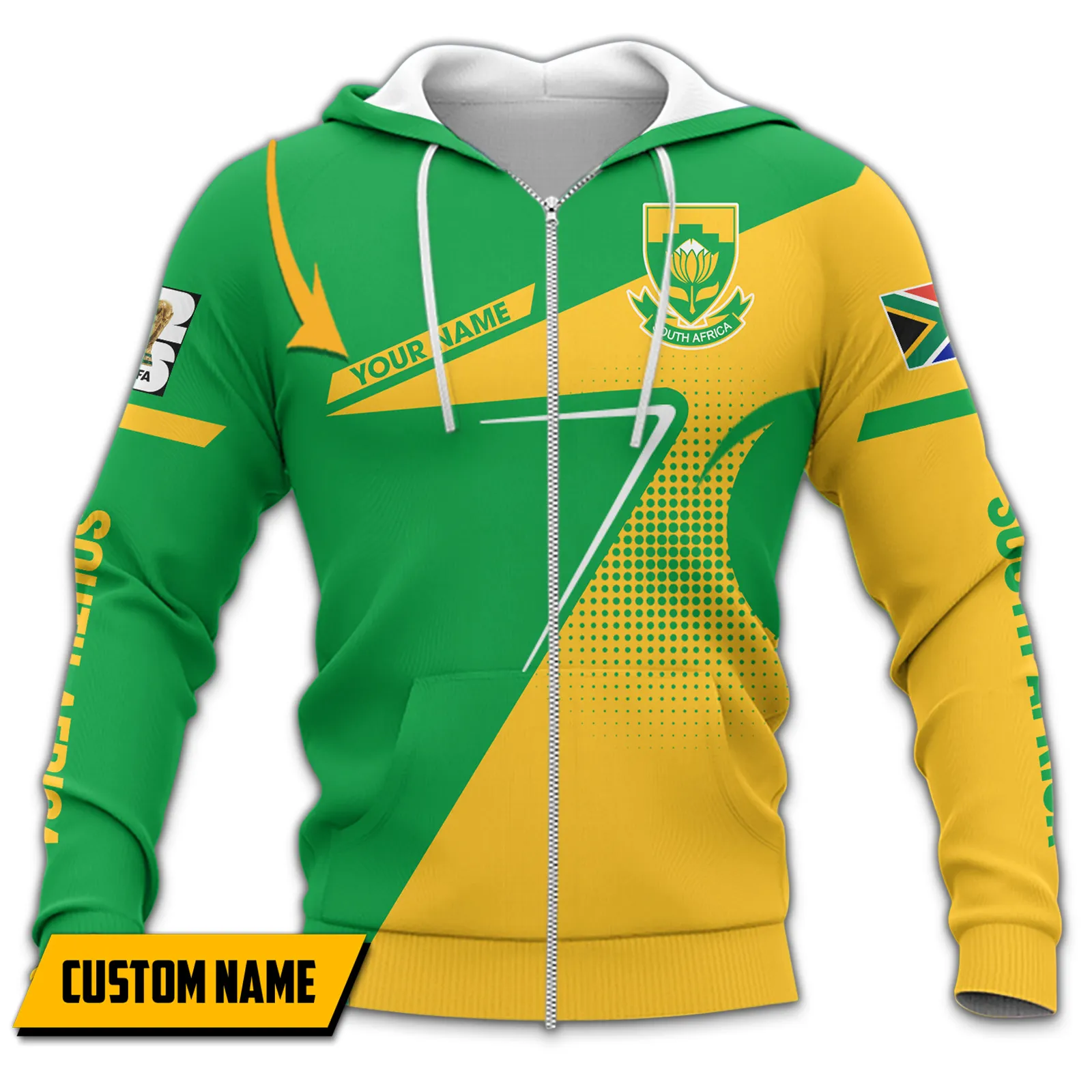 Light Fusion Zipper Hoodie, City Style Fan Hoodie FIFA11041026845