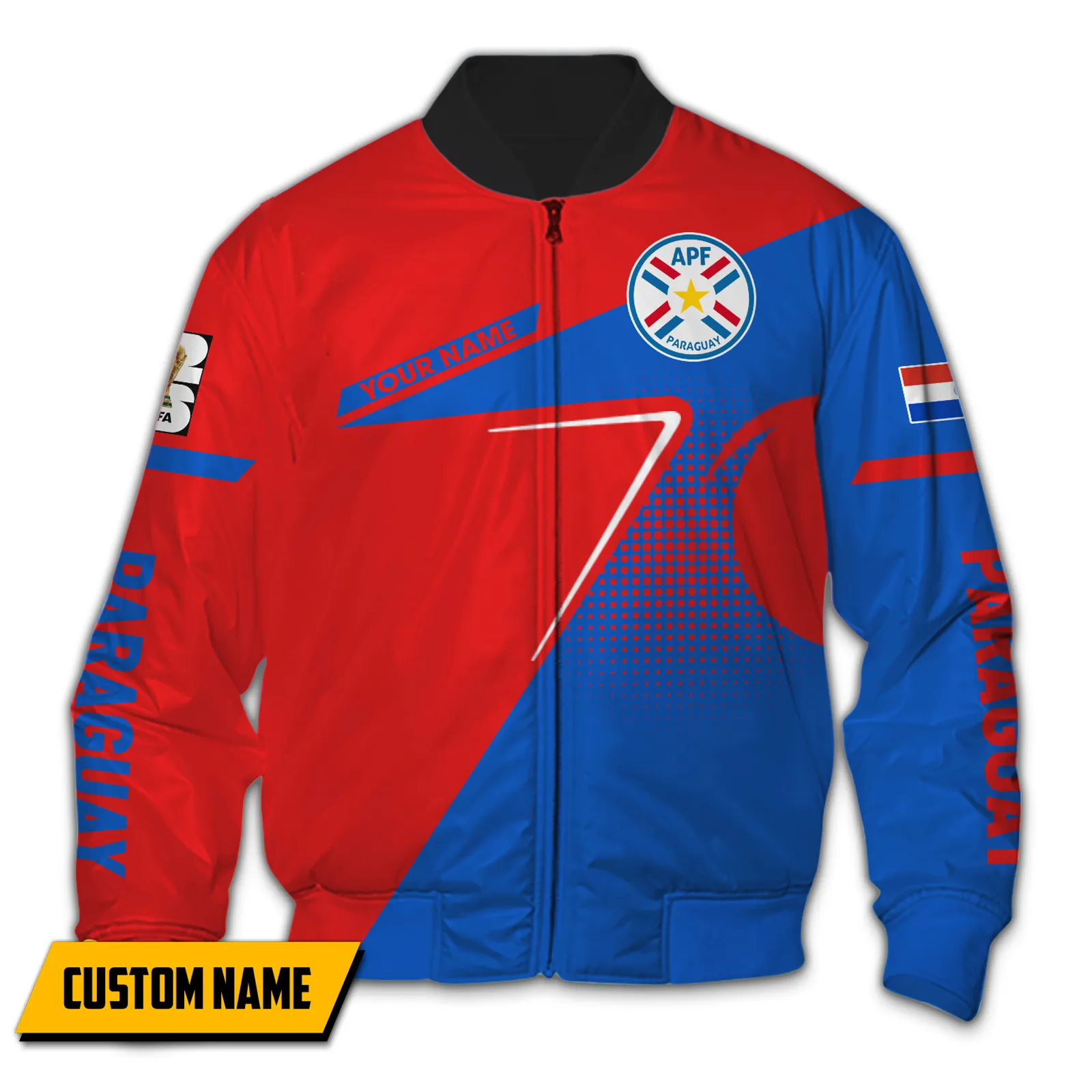 Open Plain Bomber Jacket, Streetwear Jacket for Game Day FIFA11041026834