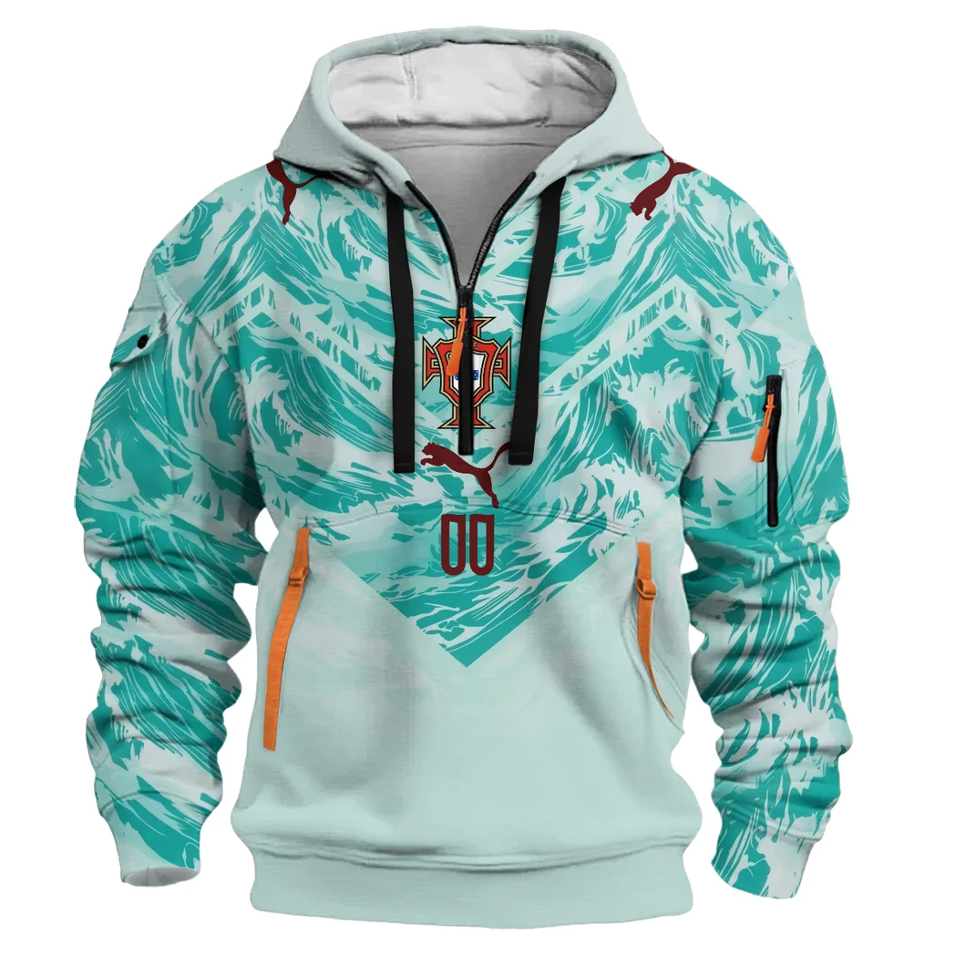 Sail Drive Hoodie Half Zip 3D, Fan Pride Half-Zip Hoodie HVN1581PO