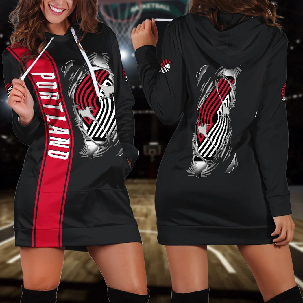 Sharp Attack Hoodie Dress, Game Day Hoodie Dress HVN1579PTB