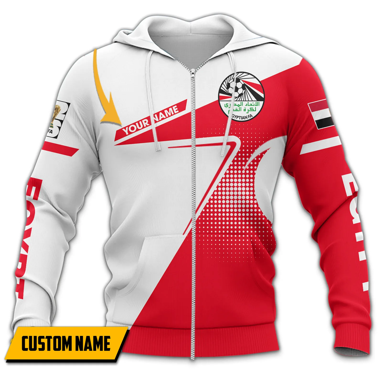 Sun Empire Zipper Hoodie, Warm-Up Sport Hoodie FIFA11041026844