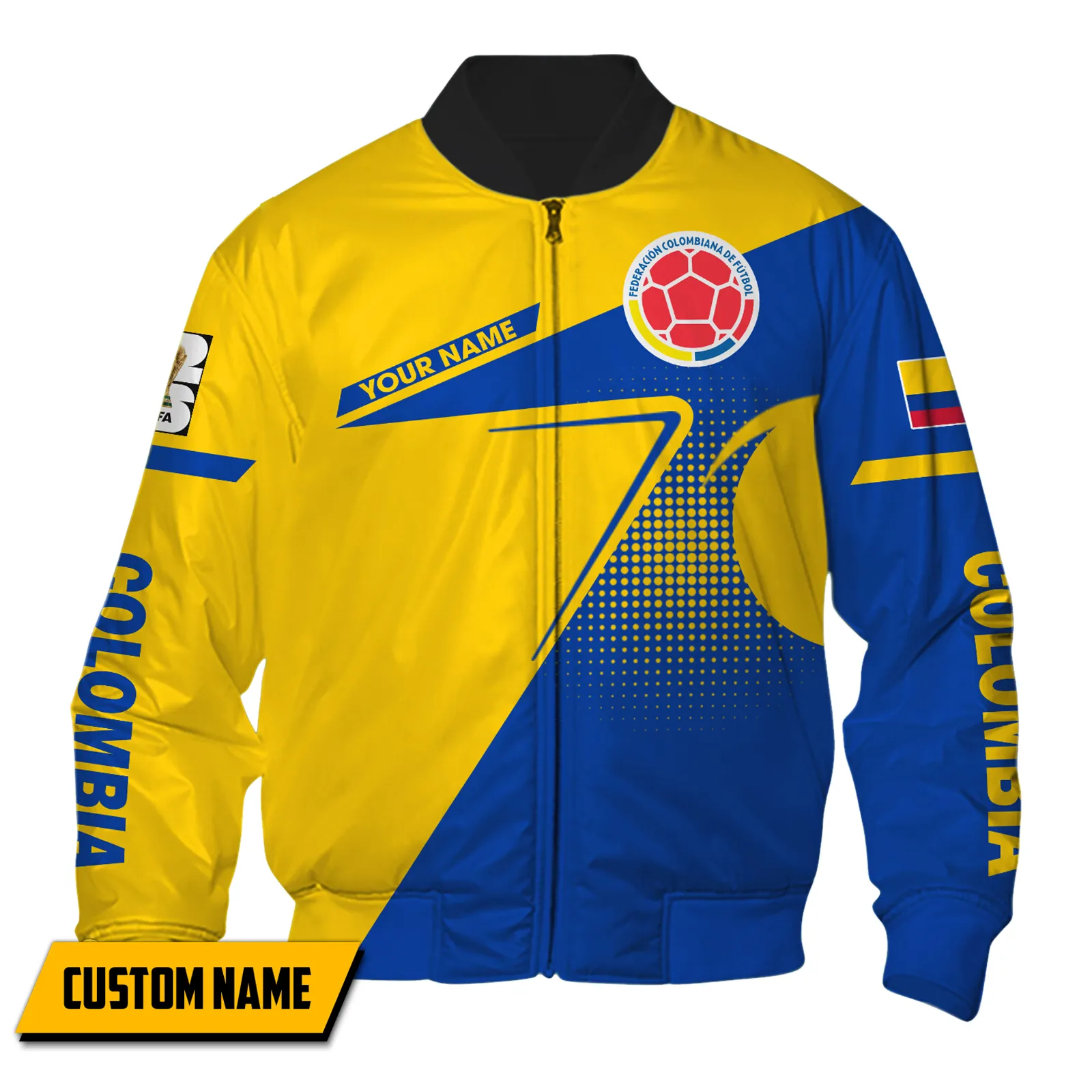 True Andes Bomber Jacket, Custom Fan Jacket for Sports Lovers FIFA11041026846