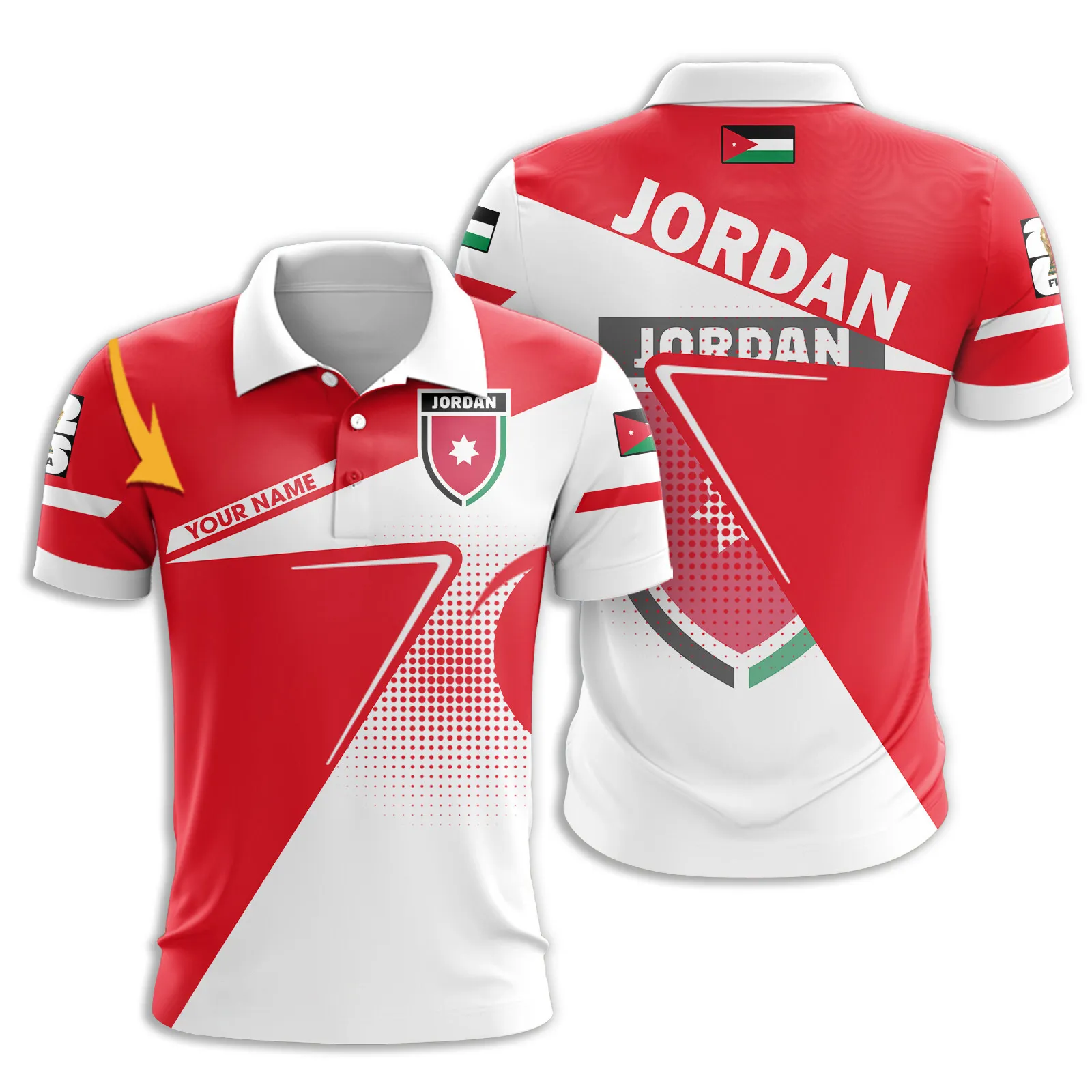 True Desert Polo Shirt, Athletic Polo for Enthusiasts FIFA11041026842