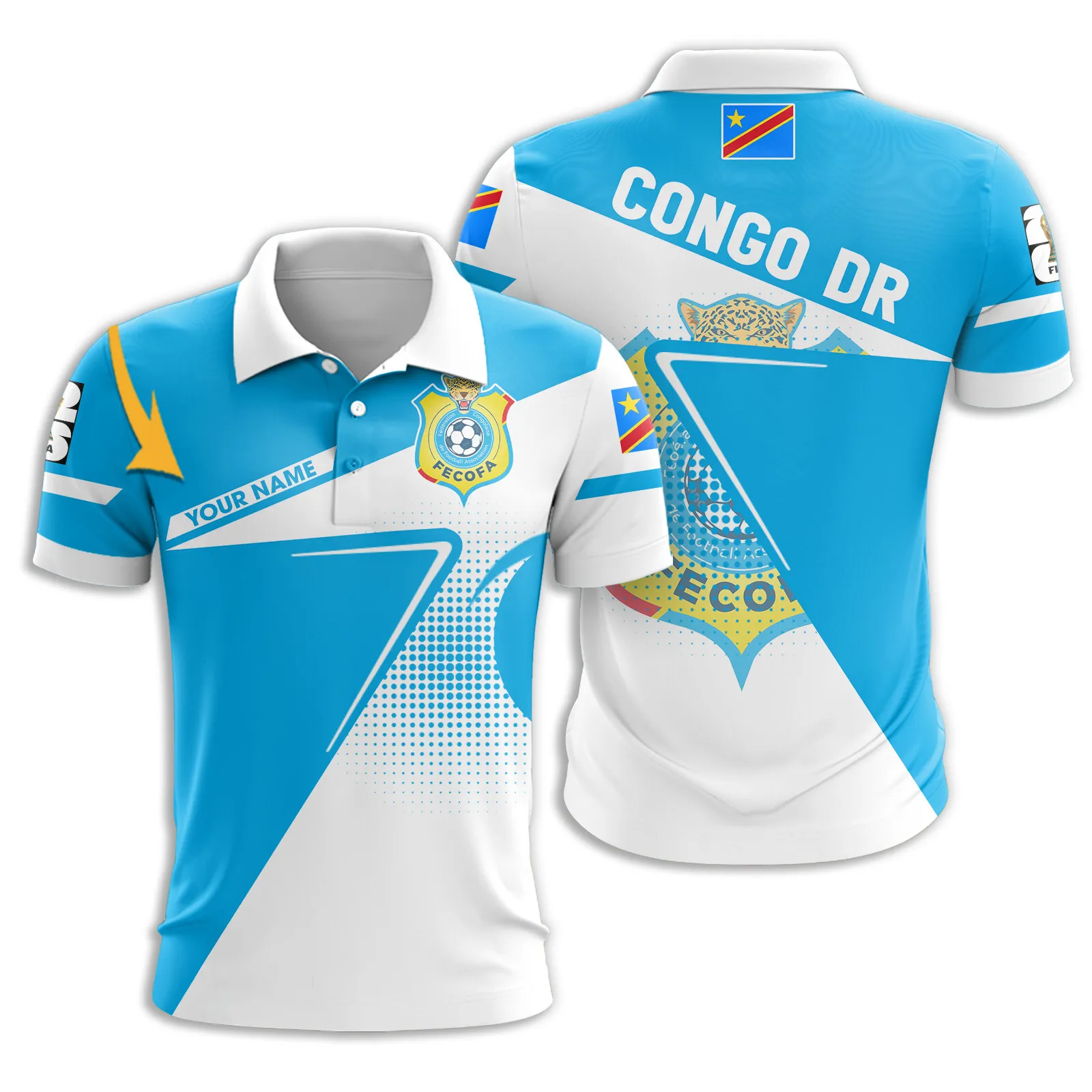 Verdant Motion Polo Shirt, Sport-Inspired Polo Design FIFA11041026837